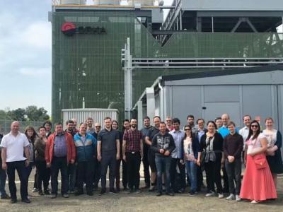 开山集团匈牙利Turawell 地热电站吸引欧洲各国参观者